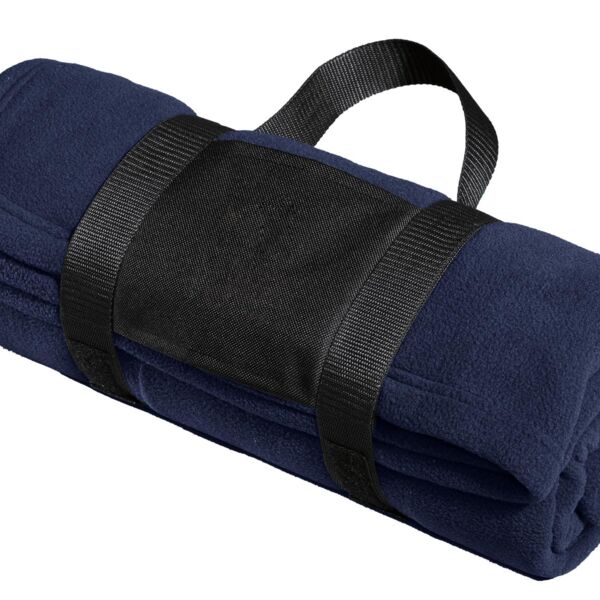 Fleece Blanket with Carrying Strap Thumbnail
