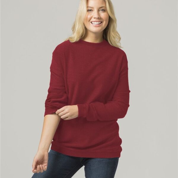 Unisex Corded Crewneck Sweatshirt Thumbnail