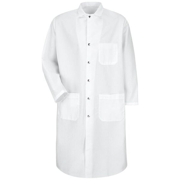 Men's Snap-Front Spun Polyester Butcher Coat Thumbnail