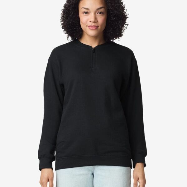 Softstyle® Midweight 1/4 Zip Sweatshirt Thumbnail
